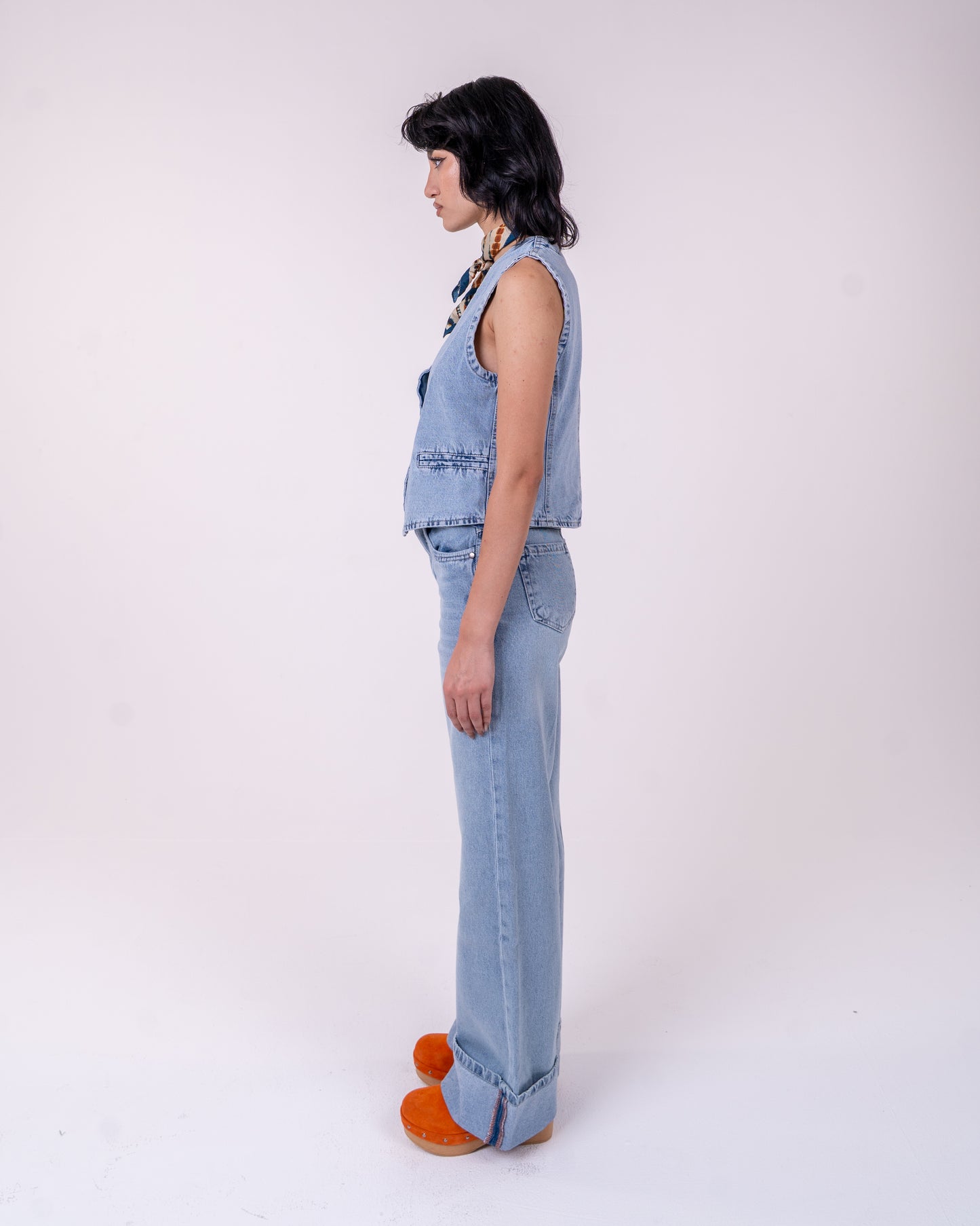 Light Blue Vest and pants set