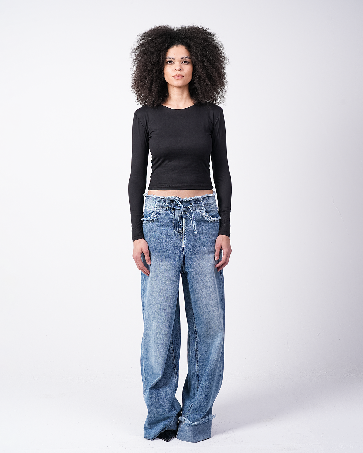 Round Long-Sleeve Top