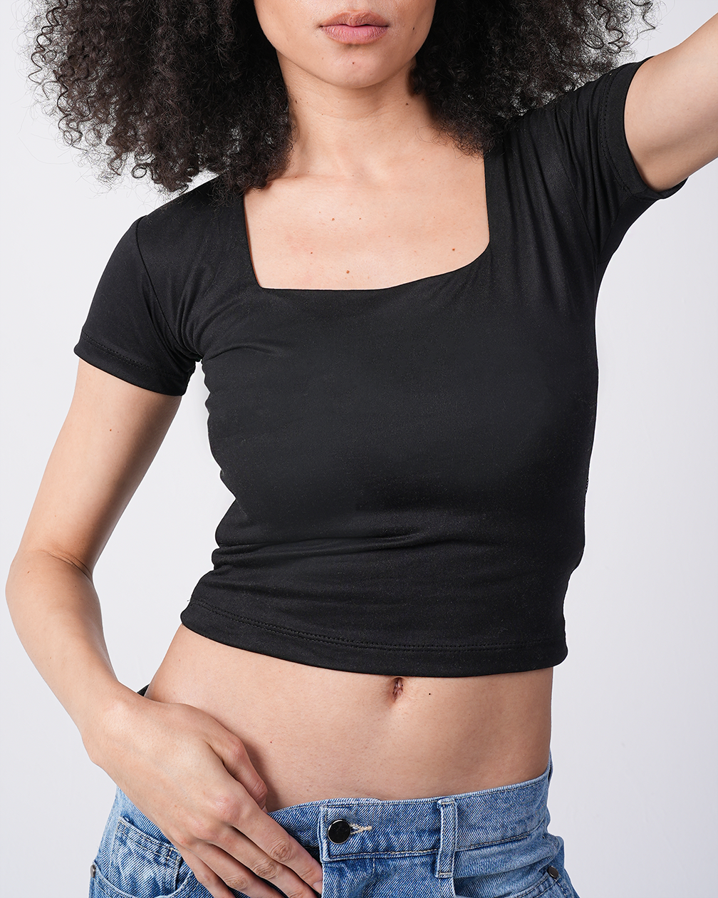 Square Short-Sleeve Top