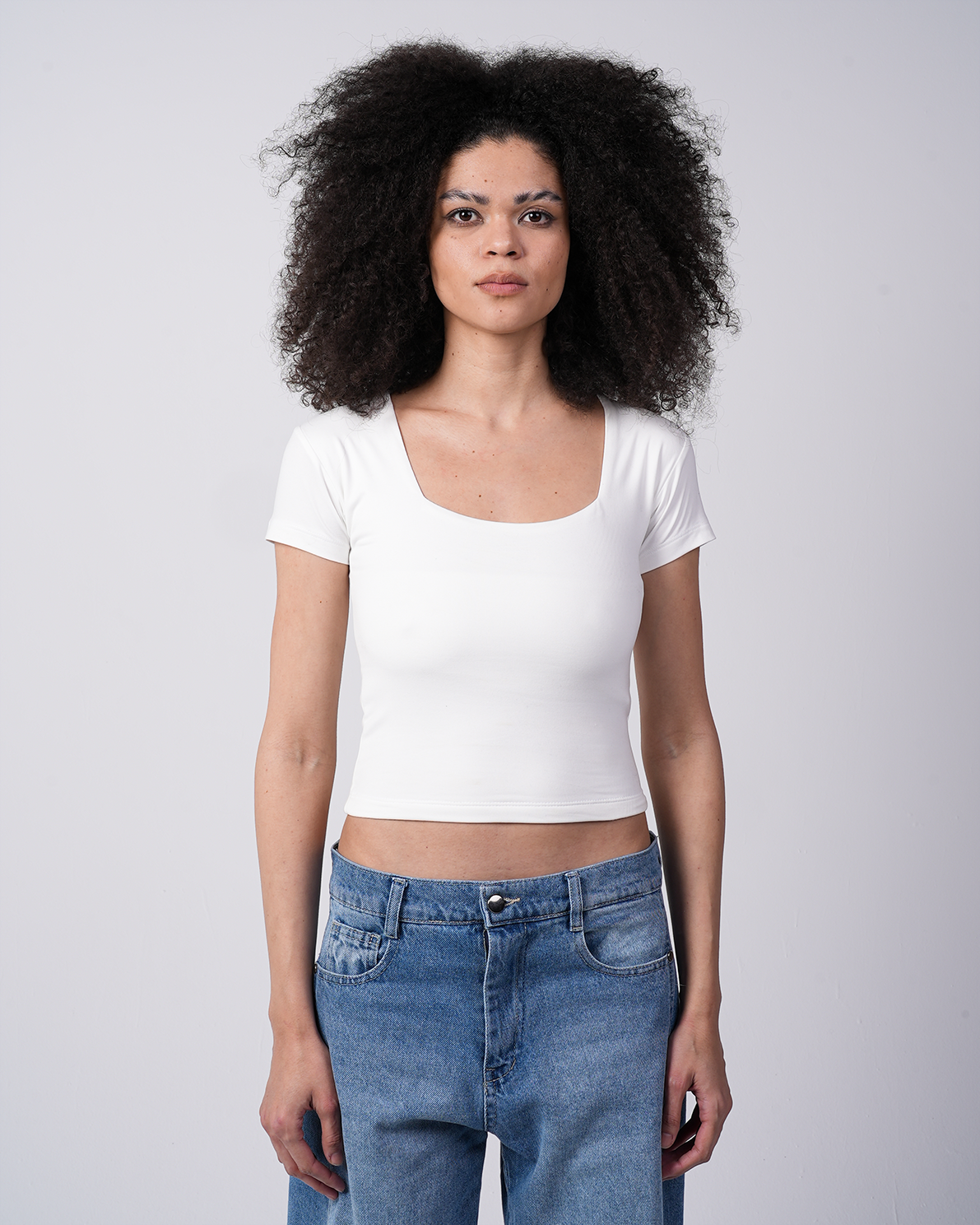 Square Short-Sleeve Top