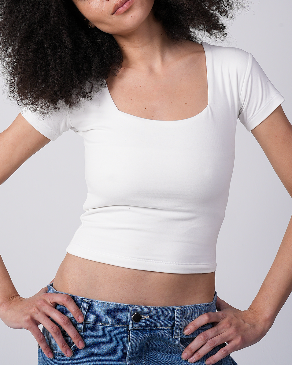 Square Short-Sleeve Top