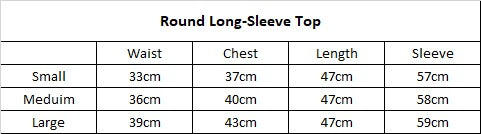 Round Long-Sleeve Top