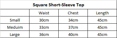 Square Short-Sleeve Top